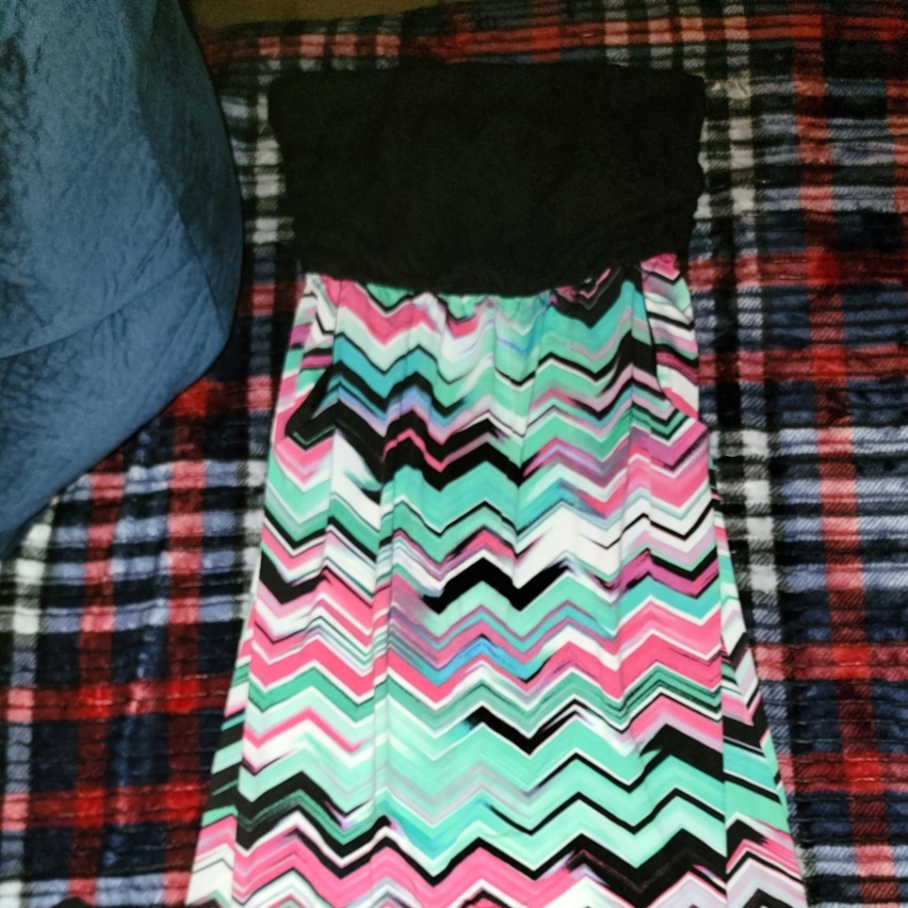 Strapless Maxi Dress